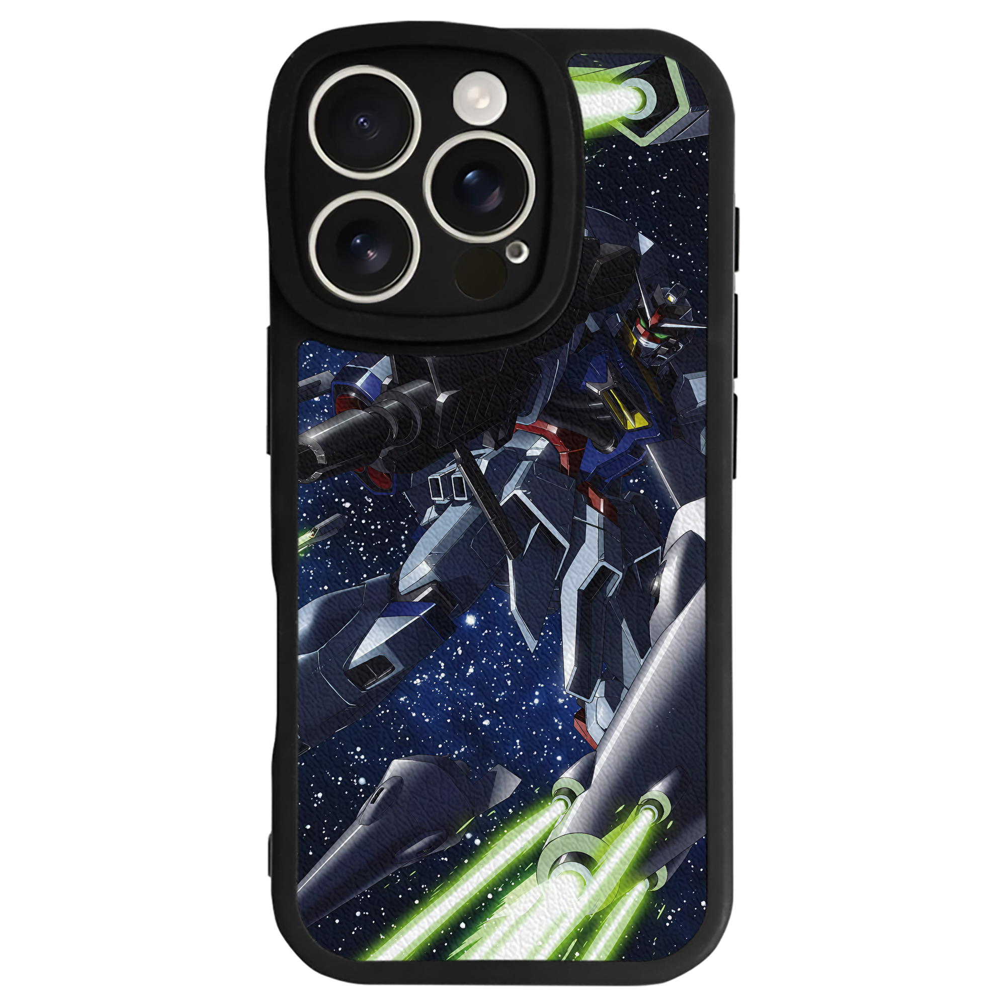 （画像用） 機動戦士ガンダム Mobile Suit Gundam 【iPhone 16シリーズ対応】シリコンスマホケース（レザー調） 材質：シリコン